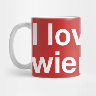 I Love Wieners Mug